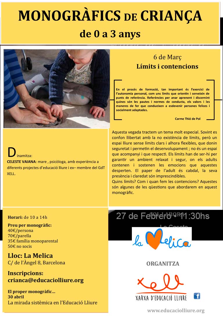 Nuevo Monográfico de Crianza: Los limites y las contenciones.